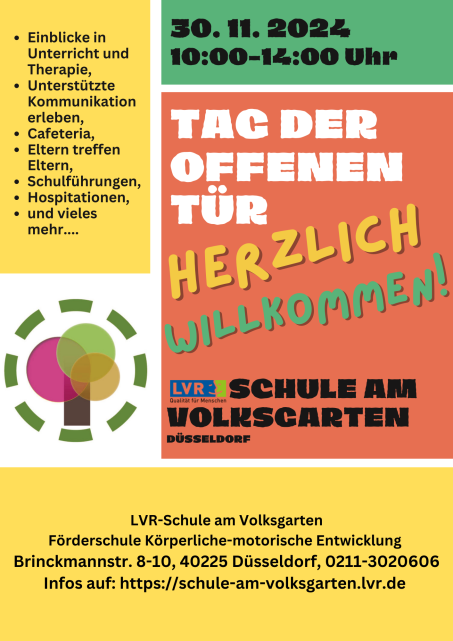 Flyer für den Tag der offenen Tür